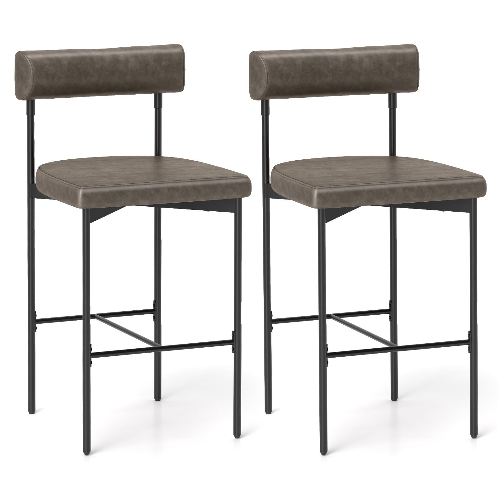 Amazon.com: Giantex Counter Height Bar Stools Set of 2, 26
